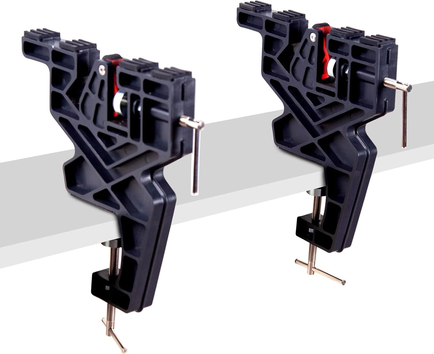IGOSKI Ski and Snowboard Vice, No-Slip Vise Grips, Upgrade Adjustable Tuning and Waxing Ski Vice with Horizontal and Vertical Working Positions