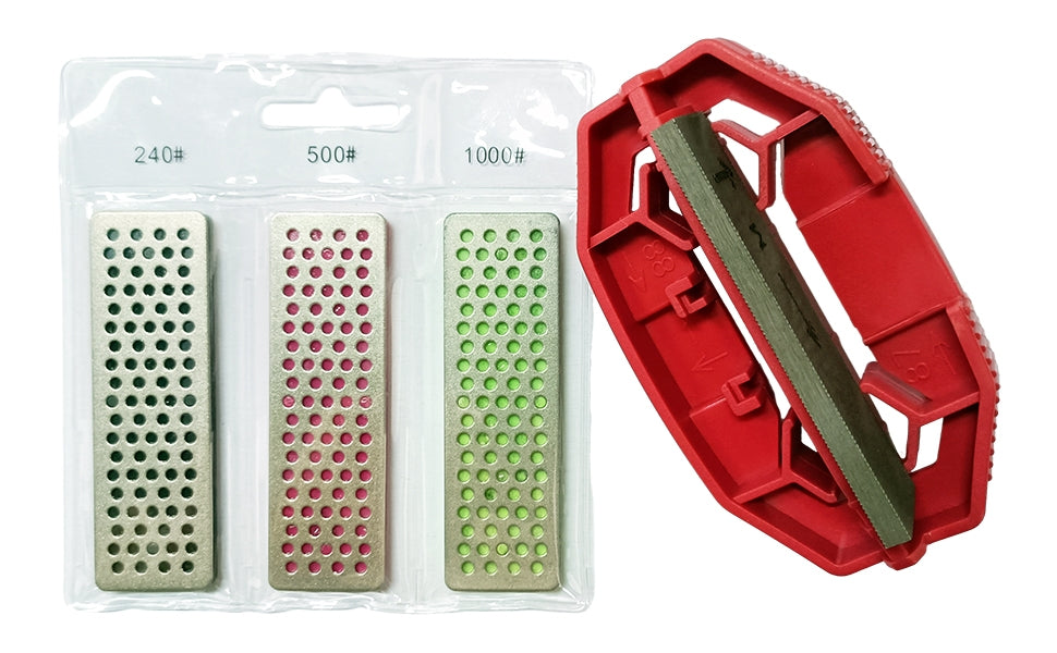 IGOSKI Snowboard Ski Edge Bevel Tuning ski Wax kit,Snowboard Tool, ski Edge Sharpener Tuner Side Ski Angle Tool & Diamonds (Tool+Diamonds)