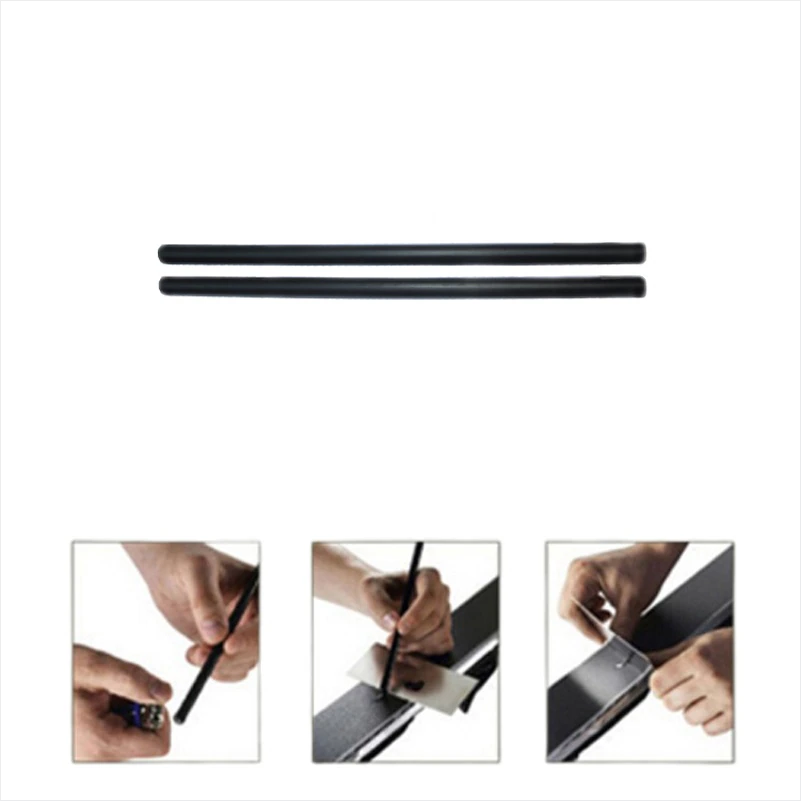 Black PTEX Ski and Snowboard Base Repair Candle PTEX Sticks Skiing Tool 0.8 inches Length and 0.4 Ounce/Piece