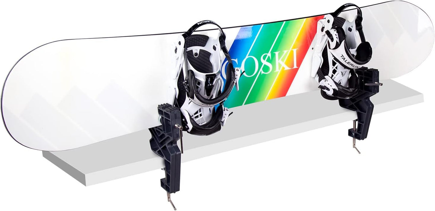 IGOSKI Ski and Snowboard Vice, No-Slip Vise Grips, Upgrade Adjustable Tuning and Waxing Ski Vice with Horizontal and Vertical Working Positions