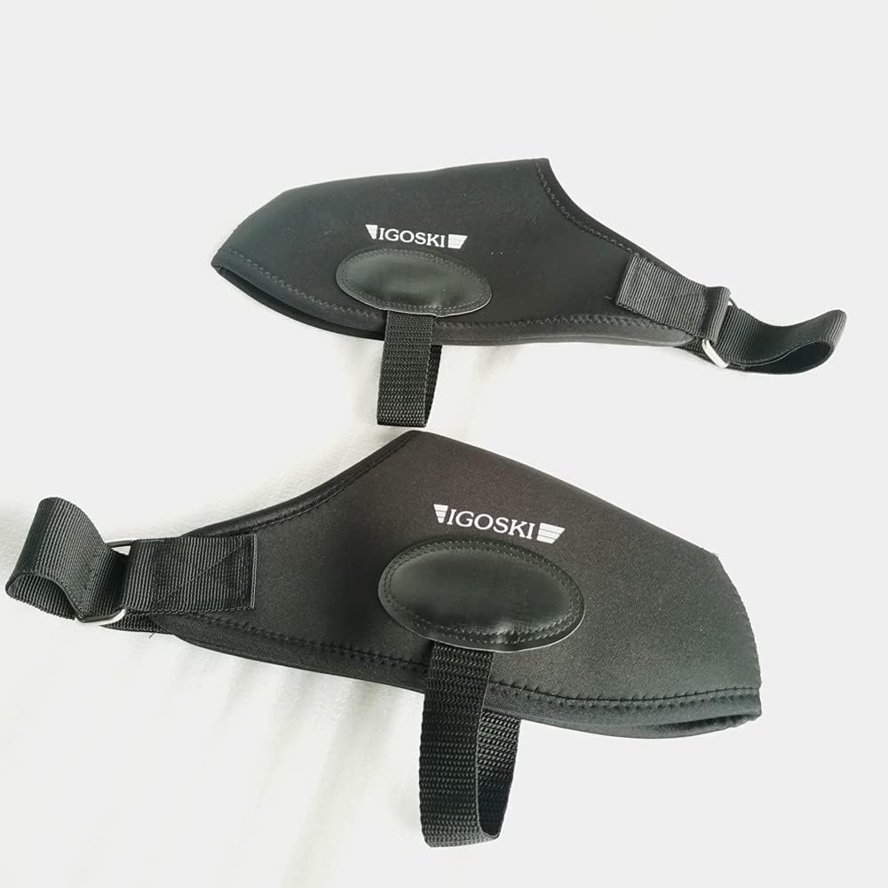 IGOSKI SKI Boot & Shoe Covers Water Resistant and Washable Ski Boot Covers Keep Dry and Warm