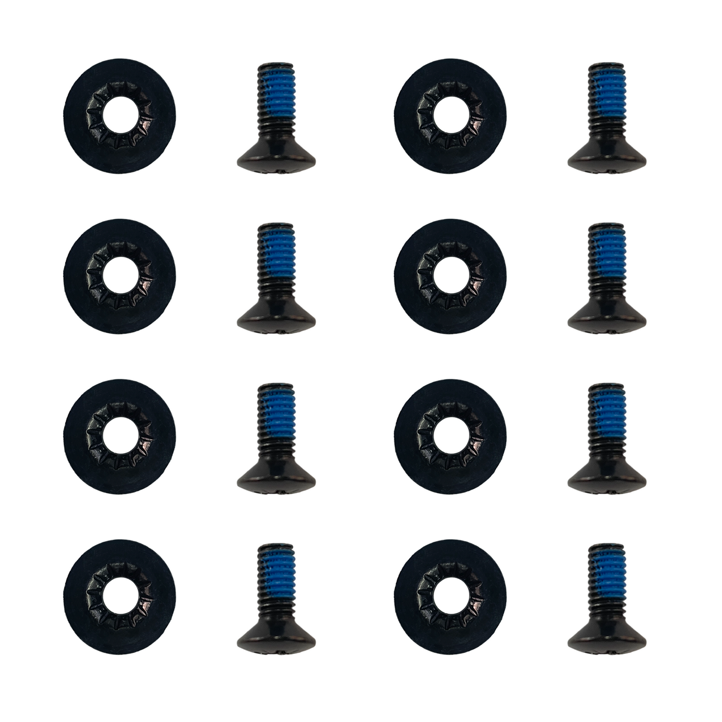 Black Snowboard Binding Screw Set Fits Most Of Bindings Ski Accessories Skis Outdoor Sport Parts Replacement 12 sets