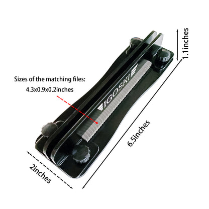 IGOSKI Wax Scraper Tuner - Repair, Recover and Sharpen Your Ski or Snowboard Waxing Tools (Scraper Tuner)