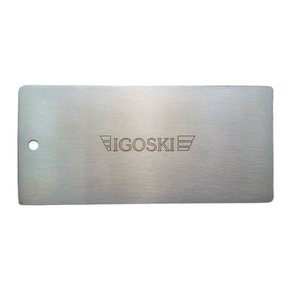 Ski Metal Wax Scraper for Removal of Excess Wax From Skis and Snowboards Tuning Snowboarding Waxing Remover