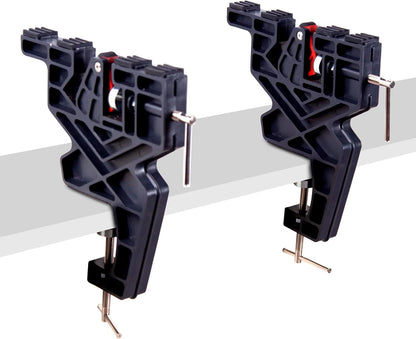 IGOSKI Ski and Snowboard Vice, No-Slip Vise Grips, Upgrade Adjustable Tuning and Waxing Ski Vice with Horizontal and Vertical Working Positions