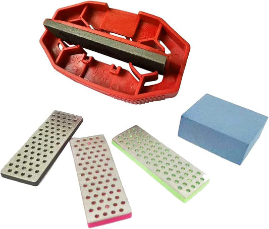 IGOSKI Snowboard Ski Edge Bevel Tuning Ski Wax Kit, Snowboard Tool, Ski Edge Sharpener Tuner Side Ski Angle Tool & Diamonds & Gummi Stone