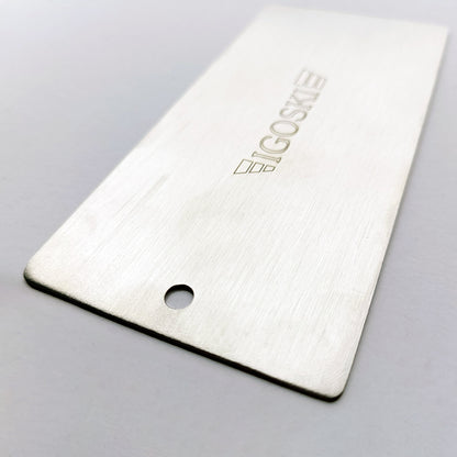 Ski Metal Wax Scraper for Removal of Excess Wax From Skis and Snowboards Tuning Snowboarding Waxing Remover