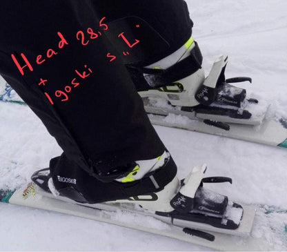IGOSKI SKI Boot & Shoe Covers Water Resistant and Washable Ski Boot Covers Keep Dry and Warm