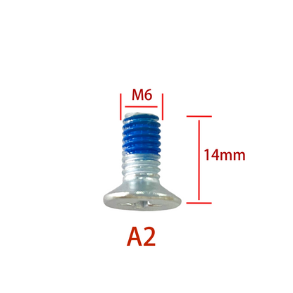 Black Snowboard Binding Screw Set Fits Most Of Bindings Ski Accessories Skis Outdoor Sport Parts Replacement 12 sets