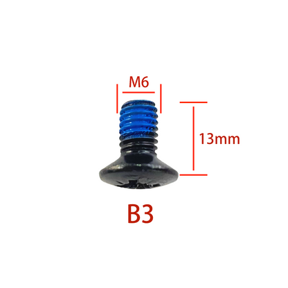 Black Snowboard Binding Screw Set Fits Most Of Bindings Ski Accessories Skis Outdoor Sport Parts Replacement 12 sets